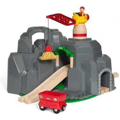 Brio Vláčkodráha World 33889 Jeřáb a horský tunel 7312350338898