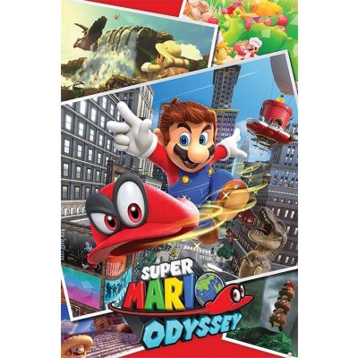 Postershop Plakát - Super Mario Odyssey (Collage)