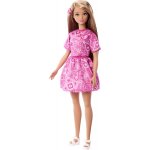 Mattel Barbie Modelka 249 s růžovým paisley vzorem JJN62 – Hledejceny.cz