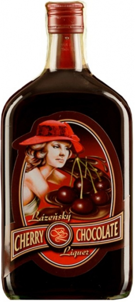 Lázeňský Cherry Chocolate Liquer 20% 0,7 l (holá láhev)