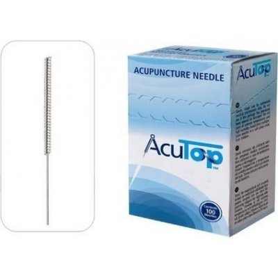 Acutop akupunkturní jehly typ kb 0,25 x 40 mm 100 ks – Zboží Mobilmania