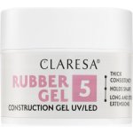 Claresa Rubber hustý stavební gel na stavbu nehtů 5 45 g – Zboží Dáma