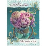 Pohlednice Květiny přání 17 – Zboží Dáma