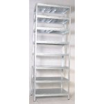 Biedrax Regál 45 x 90 x 270 cm 8 polic – HobbyKompas.cz