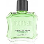 Proraso Green osvěžující voda po holení (Eucalyptus Oil and Menthol) 100 ml – Sleviste.cz