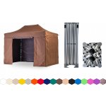 TENTino BIG HEXAGON 3x4,5 m 10A HNĚDÁ – Hledejceny.cz