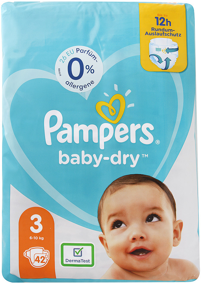 Pampers baby dry 3 42 ks