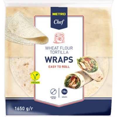 Metro Chef Tortilla 30 cm 18 x 91,7 g 1,65 kg – Hledejceny.cz