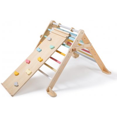 EliNeli rostoucí montessori Piklerové trojúhelník 68 cm s prknem 2 v 1 set fresh – Zboží Dáma