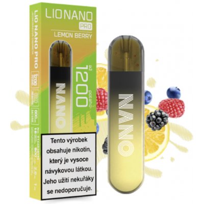 iJoy Lio Nano Pro 1200 Lemon Berry 16 mg 1200 potáhnutí – Hledejceny.cz