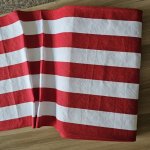 Lehátkovina červený pruh- šíře 45 cm 106005 Český výrobce – Zbozi.Blesk.cz