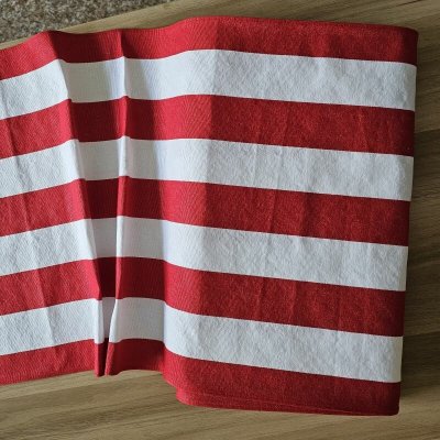 Lehátkovina červený pruh- šíře 45 cm 106005 Český výrobce – Zbozi.Blesk.cz