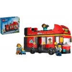 LEGO® City 60407 Červený dvoupodlažní vyhlídkový autobus – Zbozi.Blesk.cz