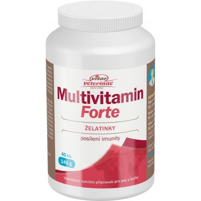 Vitar Veterinae Multivitamín Forte 40 ks 140 g – Hledejceny.cz