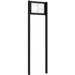 PROCITY Venkovní elegantní vitrína Tradition, 2 x A4, včetně sloupků, černá | Zboží Auto