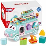 WOOPIE BABY Hudební autíčko Třídič s xylofonem Zelené – Zboží Dáma