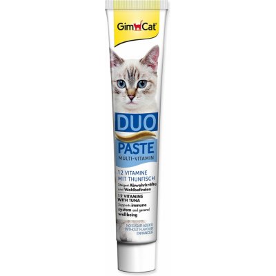GimCat Duo pasta pro kočky multivitamín tuňák 50g – Hledejceny.cz