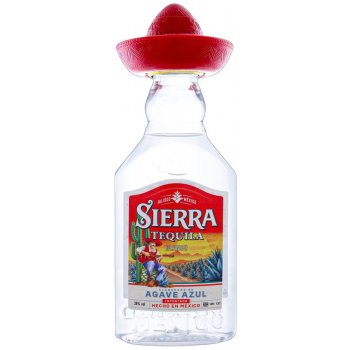 Sierra Tequila Blanco 38% 0,05 l (holá láhev)