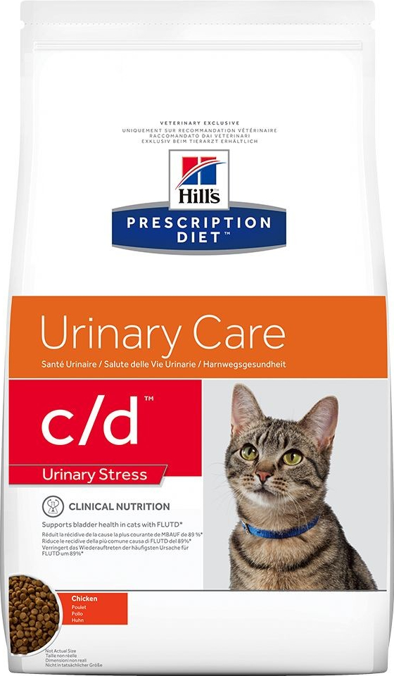 Hill\'s Prescription Diet c/d Urinary Stress Urinary Care s kuřecím 2 x 8 kg