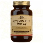 Solgar Vitamín B12, 500 mg 50 kapslí – Hledejceny.cz