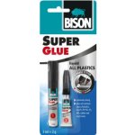 BISON SUPER GLUE All Plastic 3 ml + 2 g – Zbozi.Blesk.cz