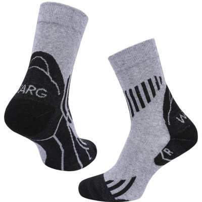 Warg Kompresní Warg ponožky Performance Merino šedá – Zboží Mobilmania