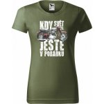 Kdy svět byl ještě v pořádku Jawa 500 Dámské tričko Basic – Zboží Dáma