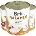 Brit Paté & Meat Dog Rabbit 800 g – Sleviste.cz
