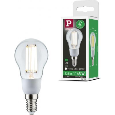 Paulmann Eco-Line Filament 230V LED kapka E14 1ks-sada 100mm 2,5W 3000K čirá – Hledejceny.cz