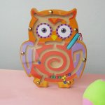 Montessori Magnetické bludiště sova – Zboží Dáma