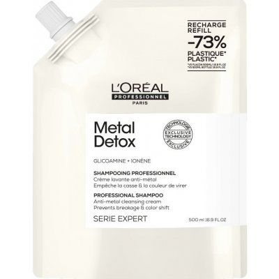 L’Oréal Professionnel Serie Expert Metal Detox hloubkově čisticí šampon pro barvené a poškozené vlasy 500 ml – Zboží Mobilmania