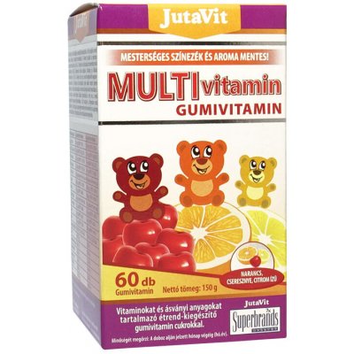 Jutavit Gumkáči Multivitamin pro děti 60 želé – Hledejceny.cz