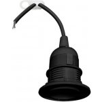 Objímka E27 s vnějším závitem a kabelem 15cm, černá – Hledejceny.cz