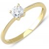 Prsteny Lillian Vassago zlatý prsten se zirkony LLV22 GR021