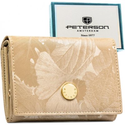 Peterson Dámská peněženka PTN PS445-MLF béžová – Zboží Mobilmania
