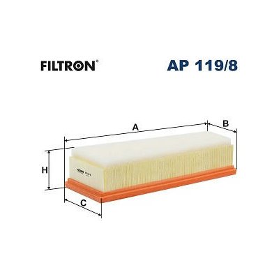 Vzduchový filtr FILTRON AP 119/8 – Hledejceny.cz