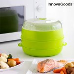 InnovaGoods Dvojitý Napařovač do Mikrovlnné Trouby Fresh