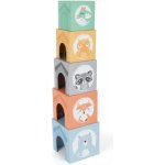 Small Foot skládací věž pastelová se zvířátky – Sleviste.cz