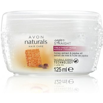 Avon Naturals maska na vlasy s medem a jojobovým olejem pro nepoddajné vlasy 125 ml