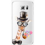 Pouzdro iSaprio - Sir Giraffe - Samsung Galaxy S6 Edge – Zboží Mobilmania