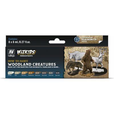 Vallejo Wizkids Premium Set 80254 Woodland Creatures (8) – Hledejceny.cz