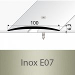 Profil Team Přechodový profil inox E07 100 mm x 2 m – HobbyKompas.cz