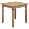 Jídelní stůl IDEA Jídelní stůl 78x78 CORONA 2 borovice vosk 16117 š.78 x 78