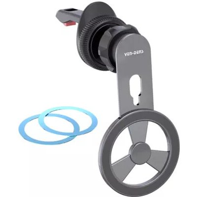 Ven-Dens Air Vent Clip, 360 otočení o několik stupňů, lze připevnit na větrací mřížku, magnetické, držák na mobilní telefon – Zboží Mobilmania