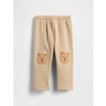 GAP Baby zateplené kalhoty Brannan Bear Unisex Béžová Béžová – Zboží Dáma