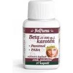 MedPharma Beta karot.25 000 m.j.Panth.+ Paba 37 kapslí – Hledejceny.cz