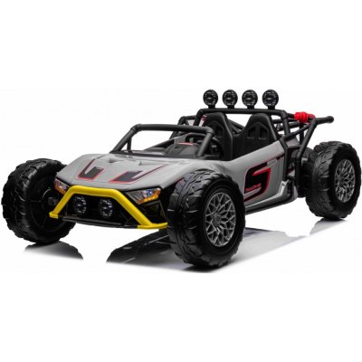 mamido Elektrické autíčko Buggy Racing 2x200W šedé