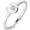 Prsteny Hot Diamonds Romantický stříbrný prsten s diamantem Most Loved DR241