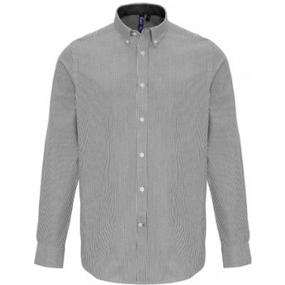 Premier Workwear pánská košile oxford s dlouhý rukávem PR238 white