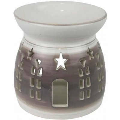 Morex aroma lampa s dekorem domeček šedý 11,4 cm – Hledejceny.cz
